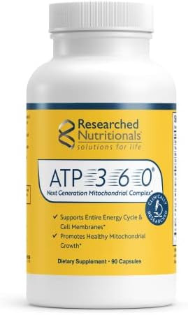 Researched Nutritionals ATP 360 - Mitochondrial Supplements to Support Entire Energy Cycle & Cell... | Amazon (US)