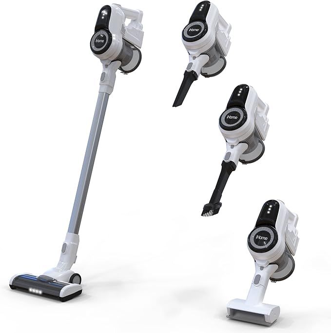 iHome StickVac SV1, Cordless Stick Vacuum Cleaner, Converts to Handvac, 3-in-1, Lightweight, Powe... | Amazon (US)