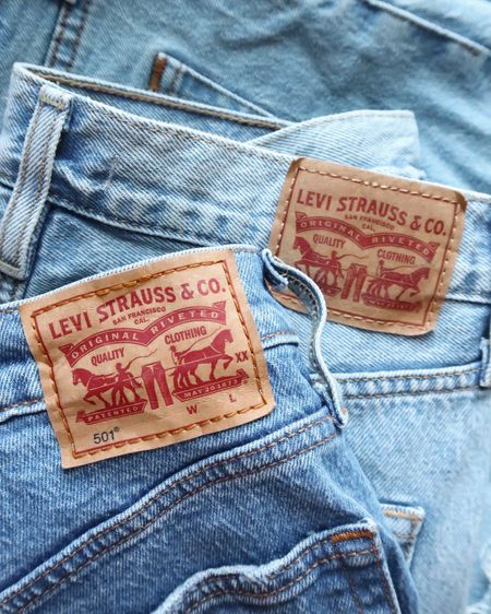 my favorite women’s Levi’s jeans and shorts all high waisted 