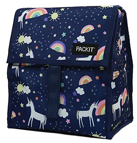 PackIt Freezable Lunch Bag with Zip Closure, Unicorn Sky | Amazon (US)