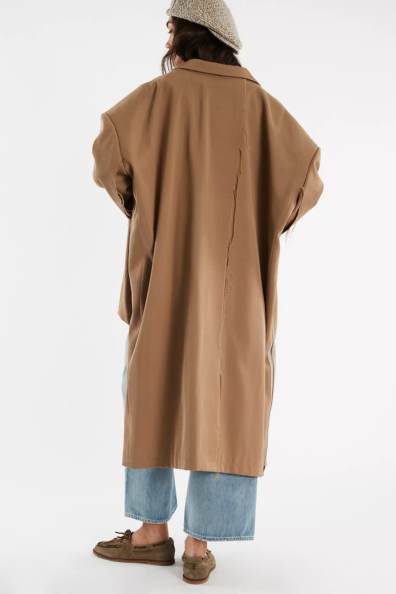 Asparagus Asymmetrical Zip-Up Coat | Free People (Global - UK&FR Excluded)