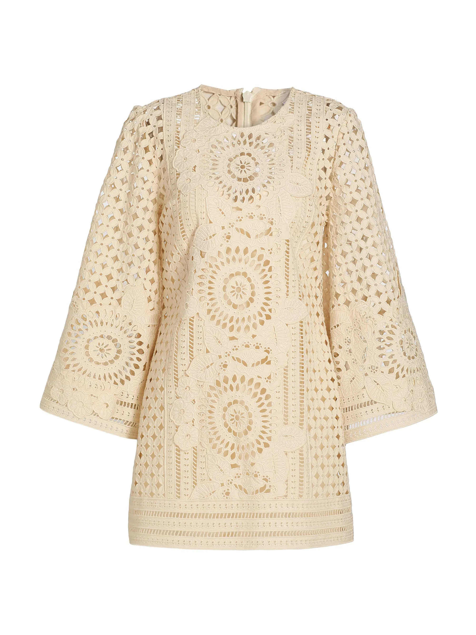 Indra Embroidered Lace Minidress | Saks Fifth Avenue