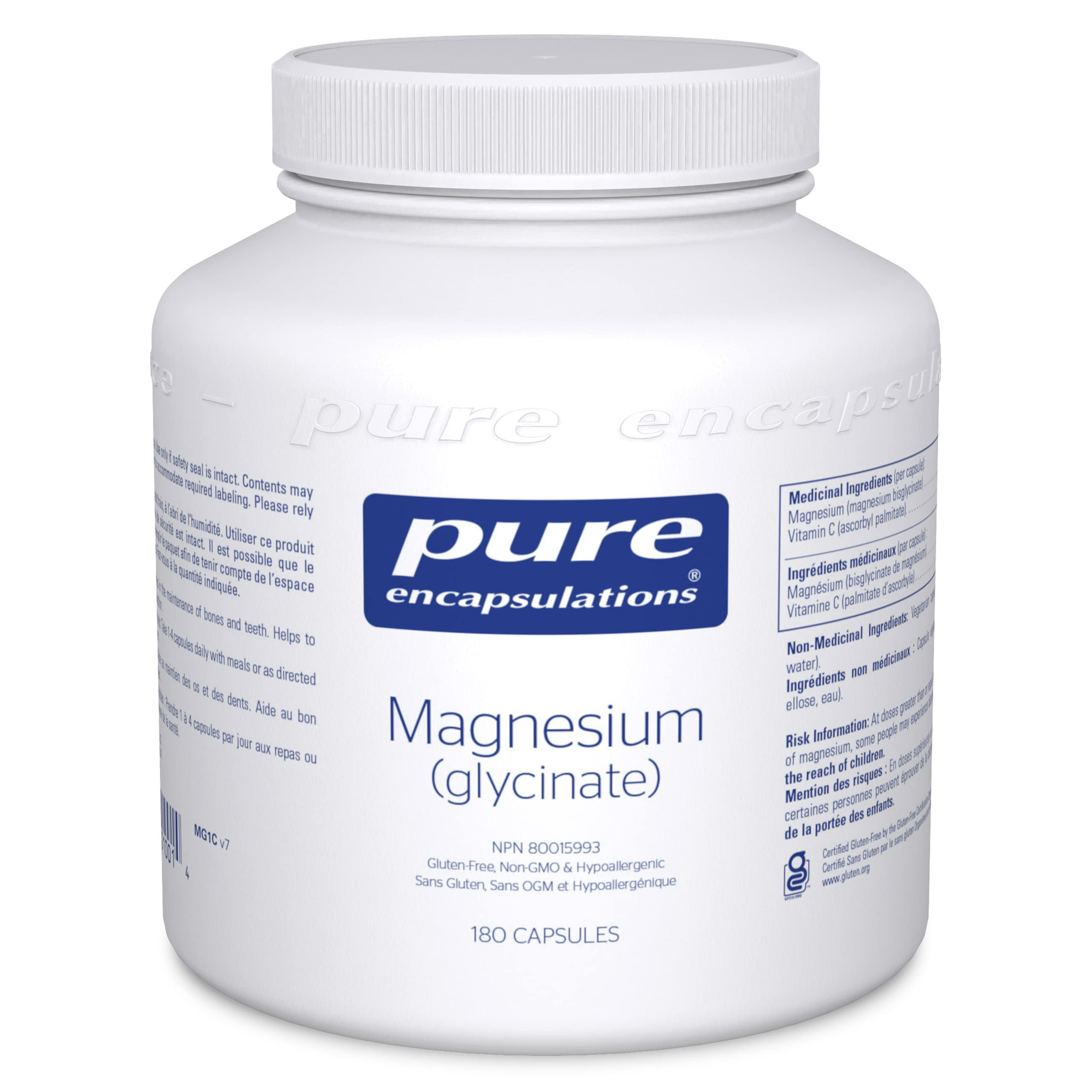 Pure Encapsulations Magnesium (Glycinate) - Supplement to Support Heart Health, Nerves, Muscles &... | Amazon (CA)