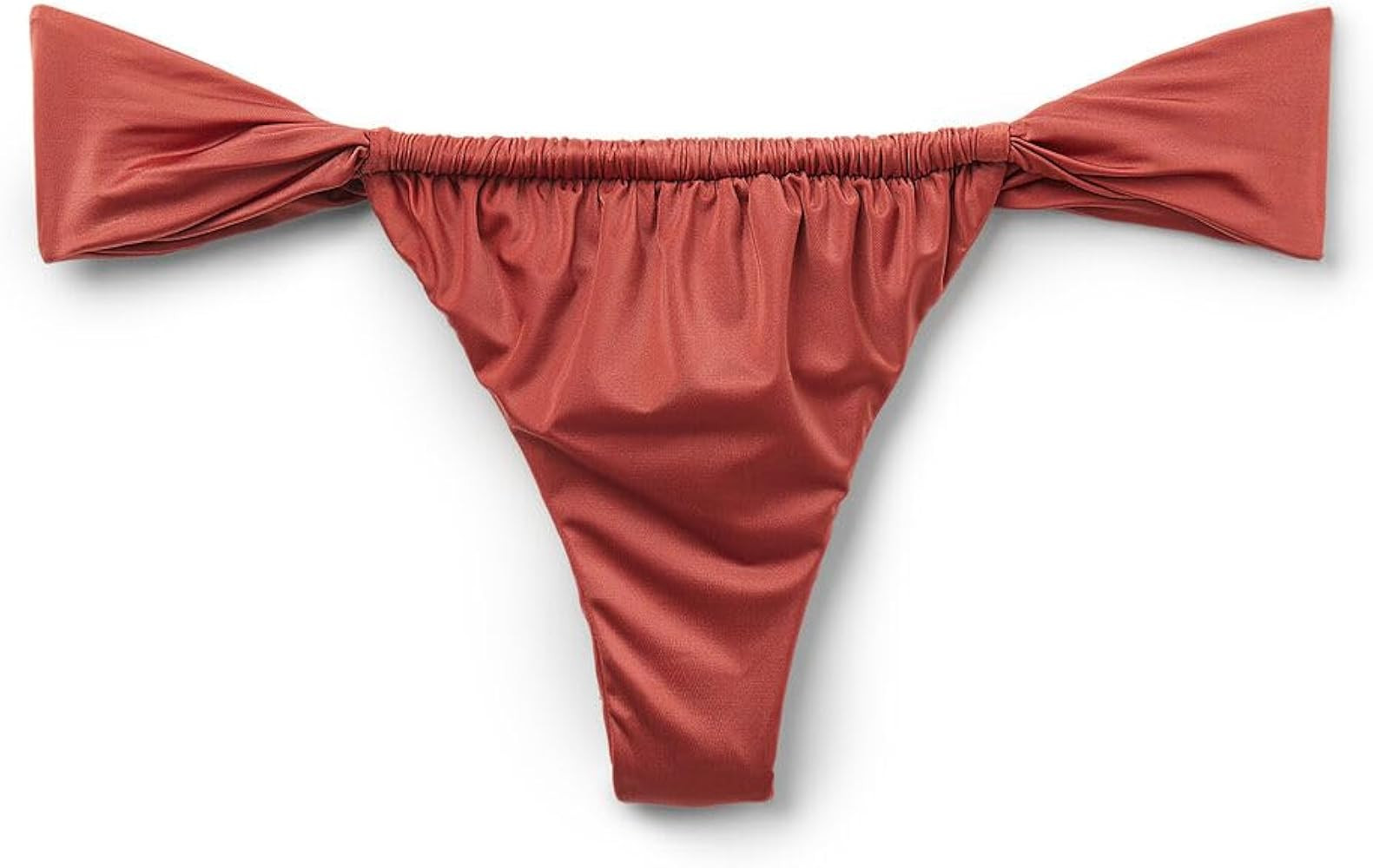 CALZEDONIA Woman's String Brazilian Swimsuit Bottom Shiny Satin | Amazon (US)