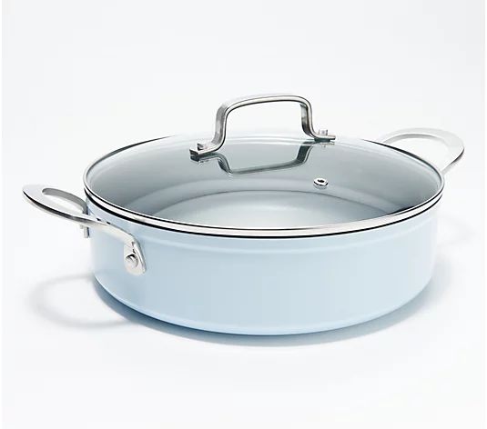 Cook's Essentials Forged Aluminum 4-qt Covered Everyday Pan | QVC