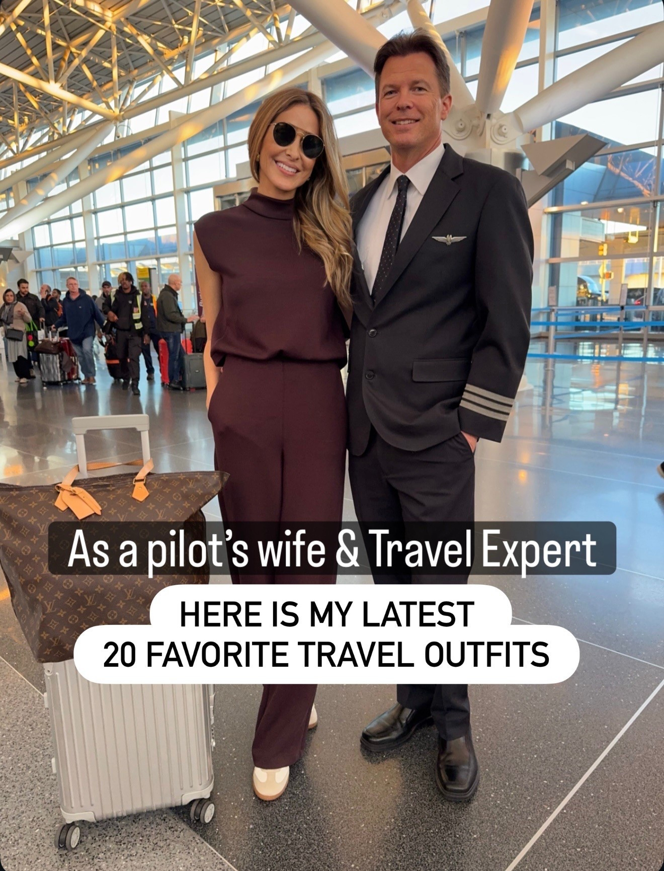 As a pilot’s wife and travel expert here are my favorite 20 travel outfits to travel with