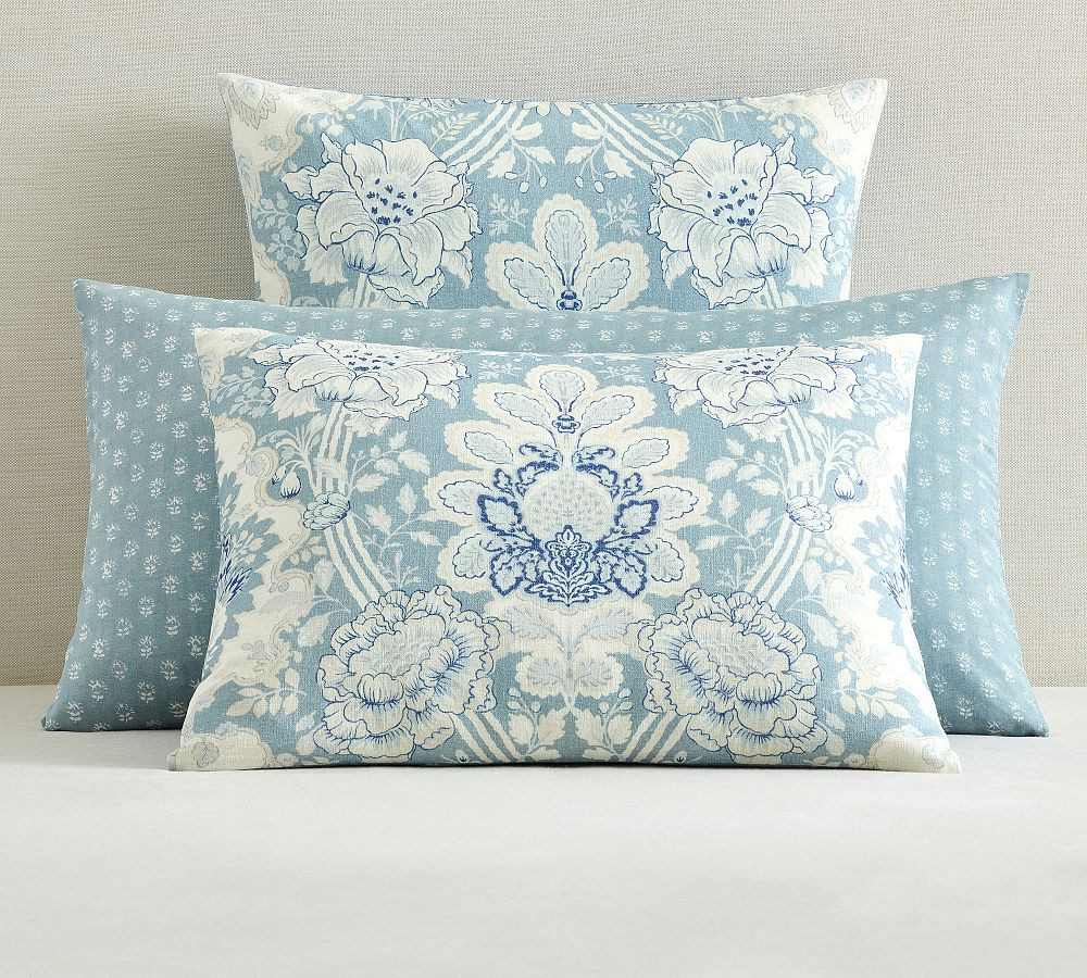 Kravet Arboretum Petite Floral Reversible Shams | Pottery Barn (US)