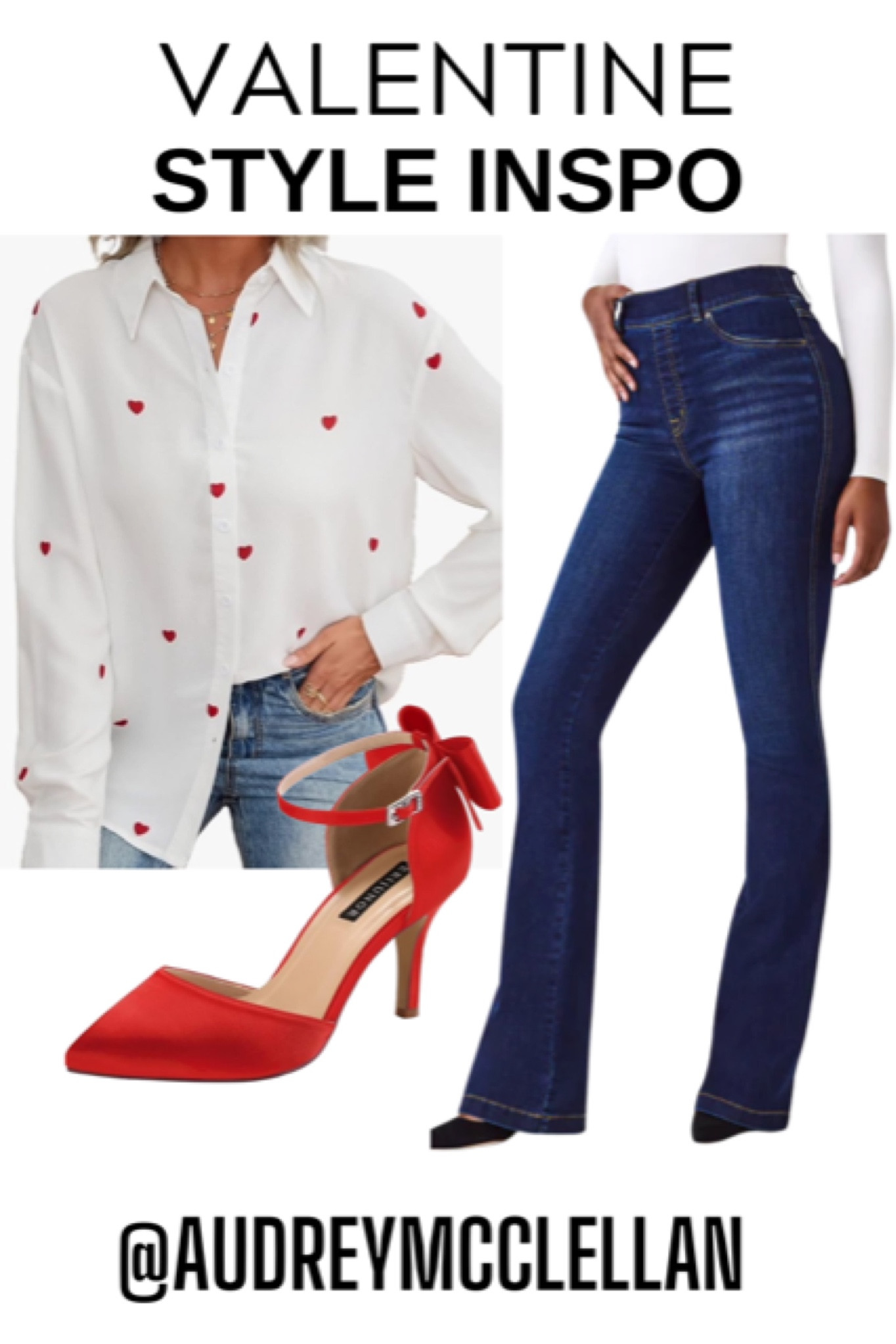 You can’t go wrong with a fabulous pair of jeans and red heels. Love this perfect look. 🥰♥️

#LTKstyletip