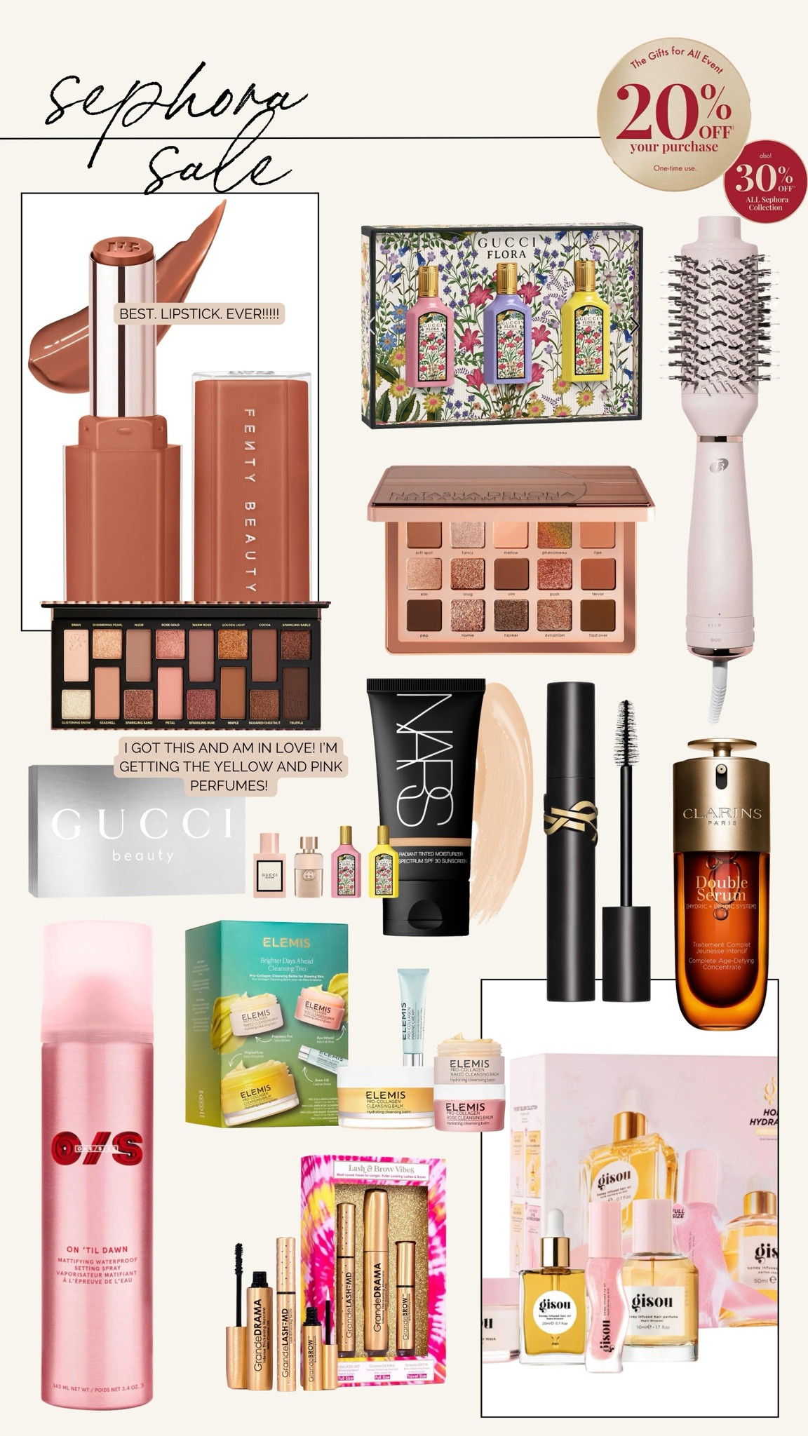 Sephora 20% off for everyone! 30% off Sephora collection. One time use! 

#LTKSaleAlert