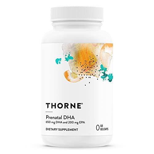 THORNE Prenatal DHA - 650 mg DHA and 200 mg of EPA - Supports Baby’s Brain and Nervous System Development from Pregnancy to Nursing - 60 Capsules | Amazon (US)