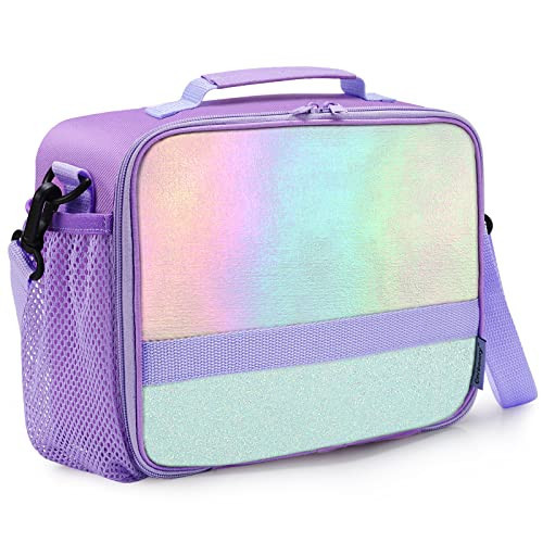 Cerbonny Kids Lunch Box, Crystal Purple, Insulated, Durable, Adjustable Shoulder Strap, Keeps Food Warm, Ideal for School and Travel | Amazon (US)