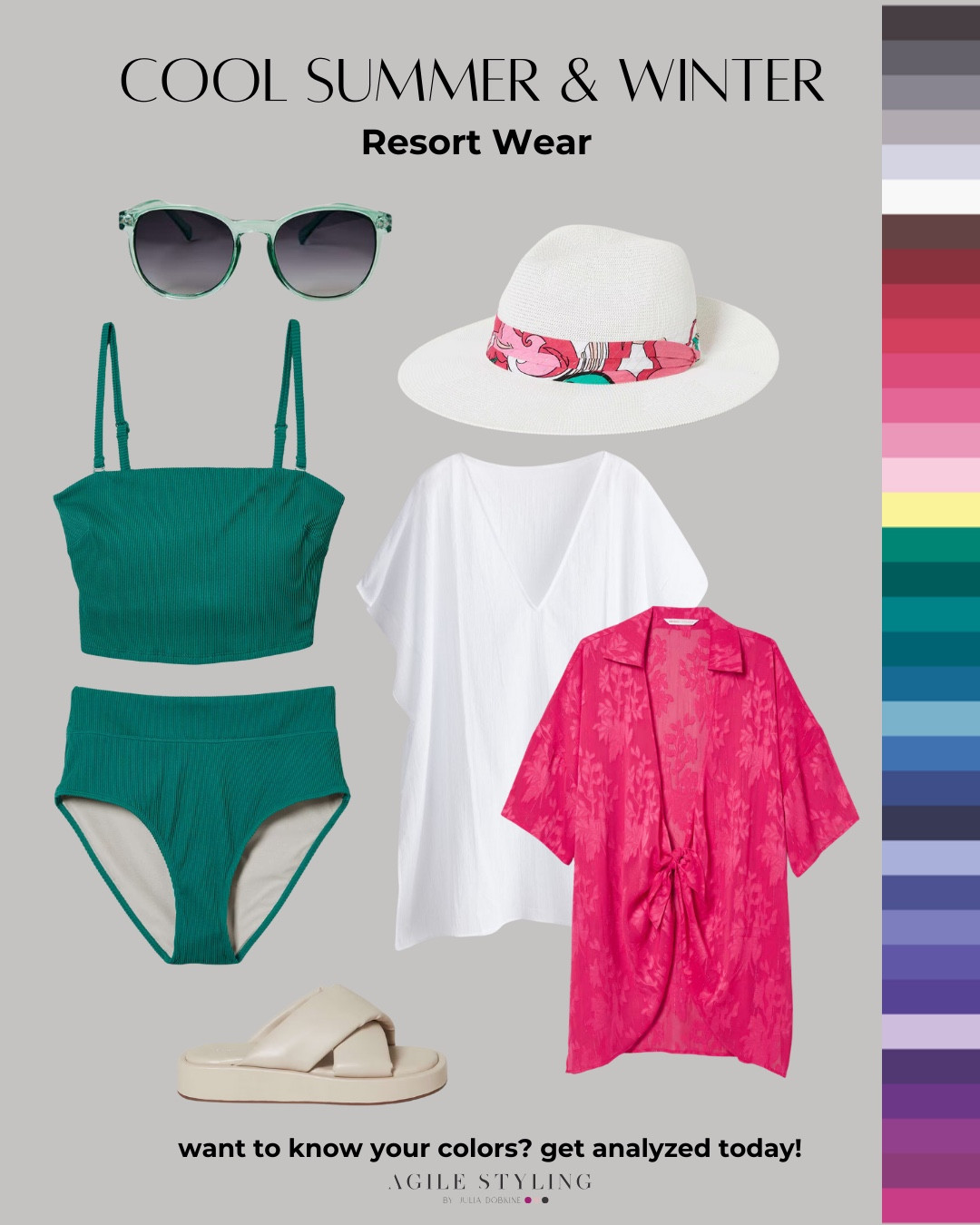 The complete Vacation Outfit from the beach to poolside in gorgeous Cool Summer & Winter shades🌊

Disclaimer: The colors mentioned in this post may not be 100% accurate to the season, as they were chosen based on digital images from the website

#LTKtravel #LTKswim #LTKstyletip