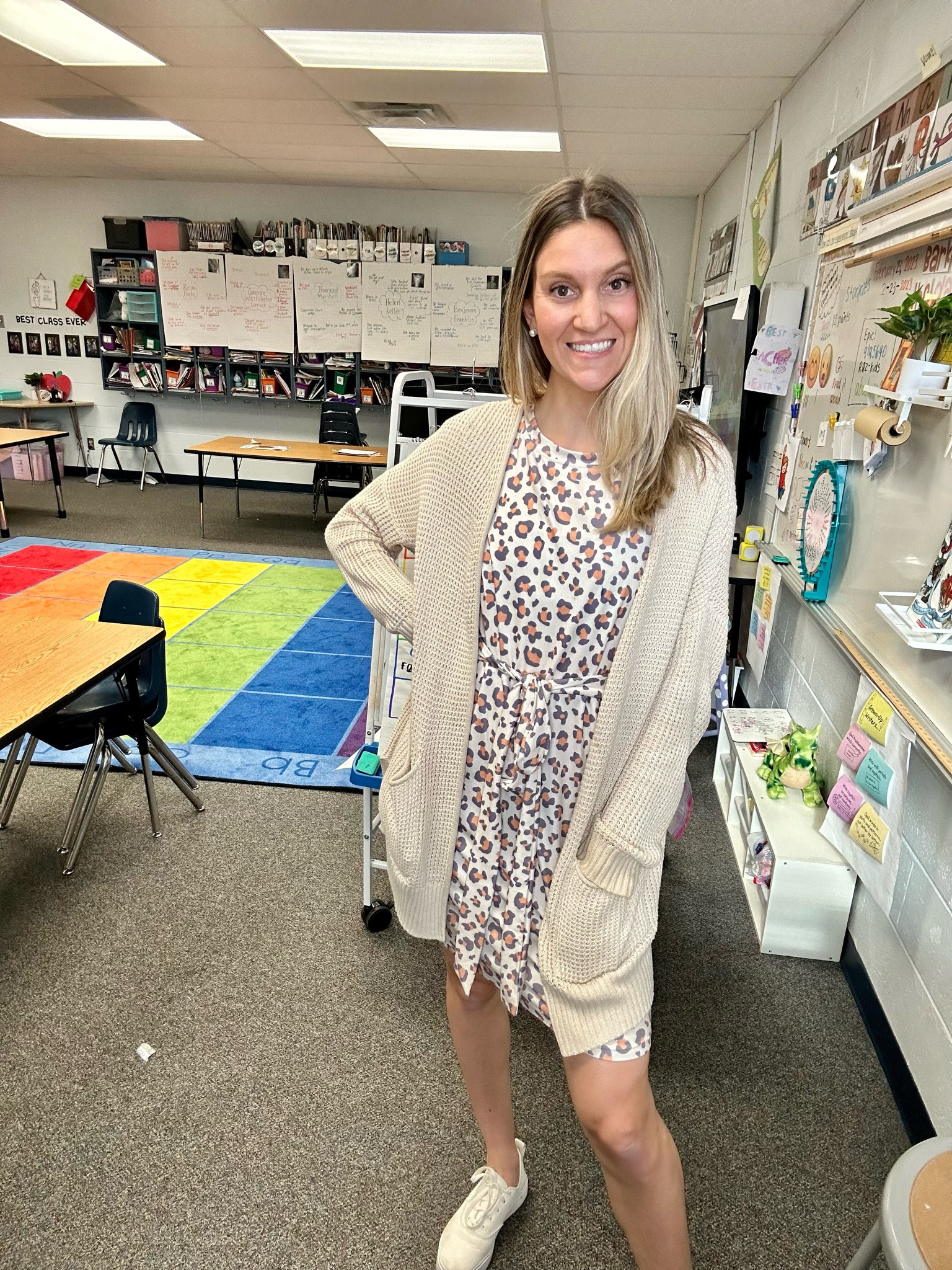 spring teacher outfit / comfy dress

Dress fits tts, I’m wearing a size small!
Sweater fits tts, I’m wearing a size medium!

#LTKFind #LTKSeasonal #LTKunder50