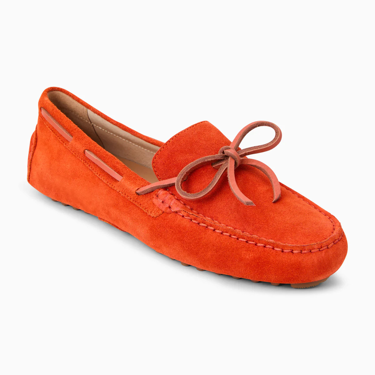 Jack Rogers Shore Driver Loafers | Suede | Flame | Jack Rogers