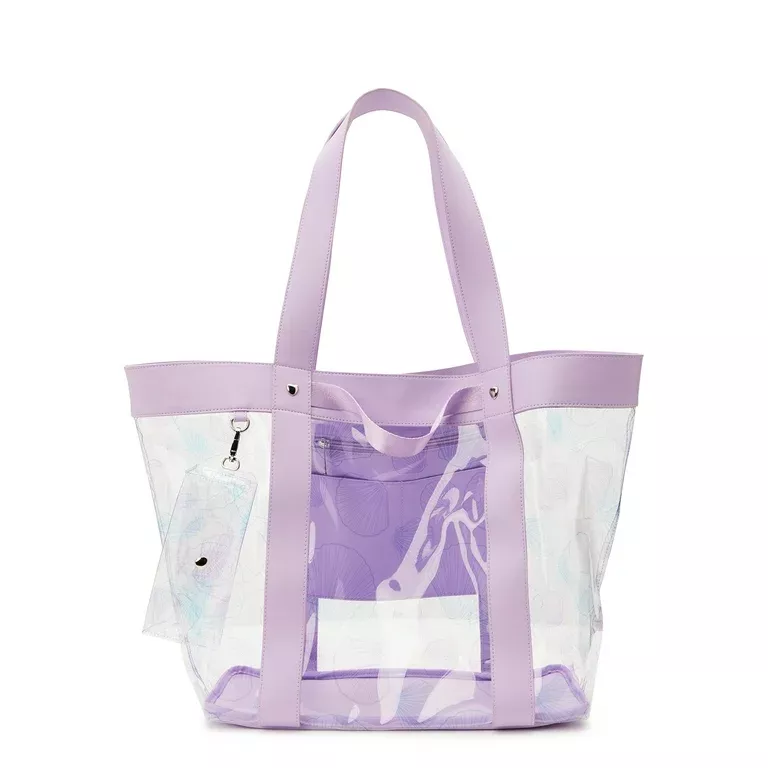 Louis VUITTON Large semi-transparent vinyl tote bag