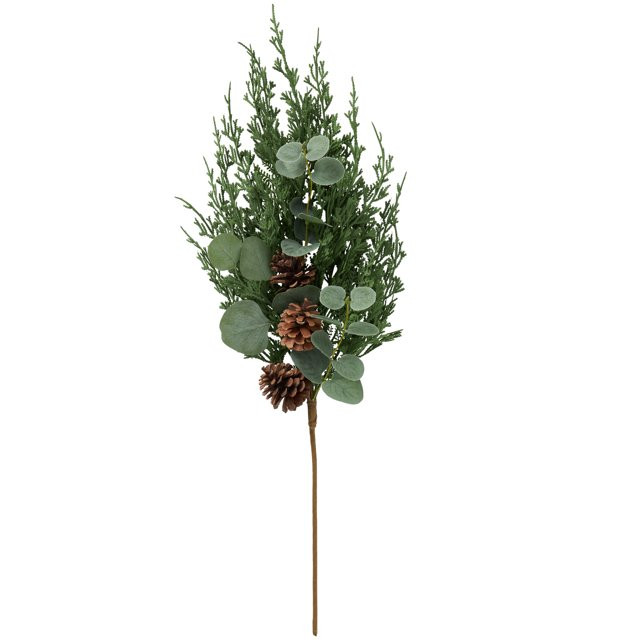 Soft Touch Eucalyptus Greenery with Pinecones Christmas Pick, 24 in, by My Texas House | Walmart (US)
