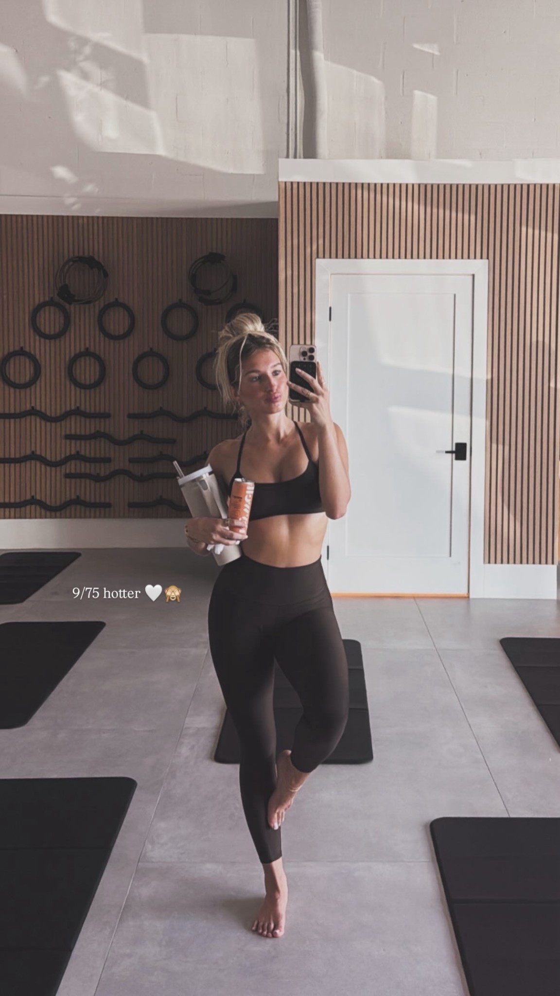 espresso alo set for day 9 of 75 hard 🤎

#aloyoga #75hard 

 #LTKdayinmylife #LTKfitnessgoals #LTKActive