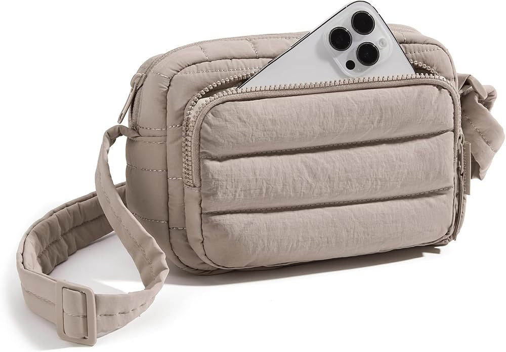 BAGSMART Crossbody Bags for Women, Puffer Crossbody Purses for Women with RFID Blocking Slots, Ha... | Amazon (US)