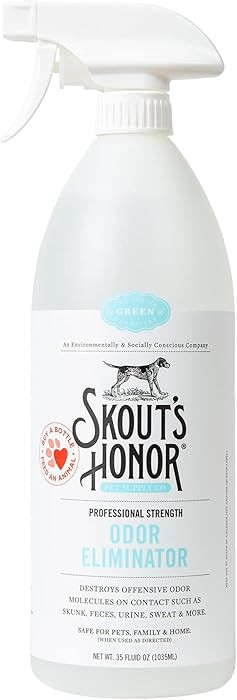 Skout's Honor Odor Eliminator - Plant-Powered Deodorizer for Offensive Pet Odors, Destroys Molecu... | Amazon (US)