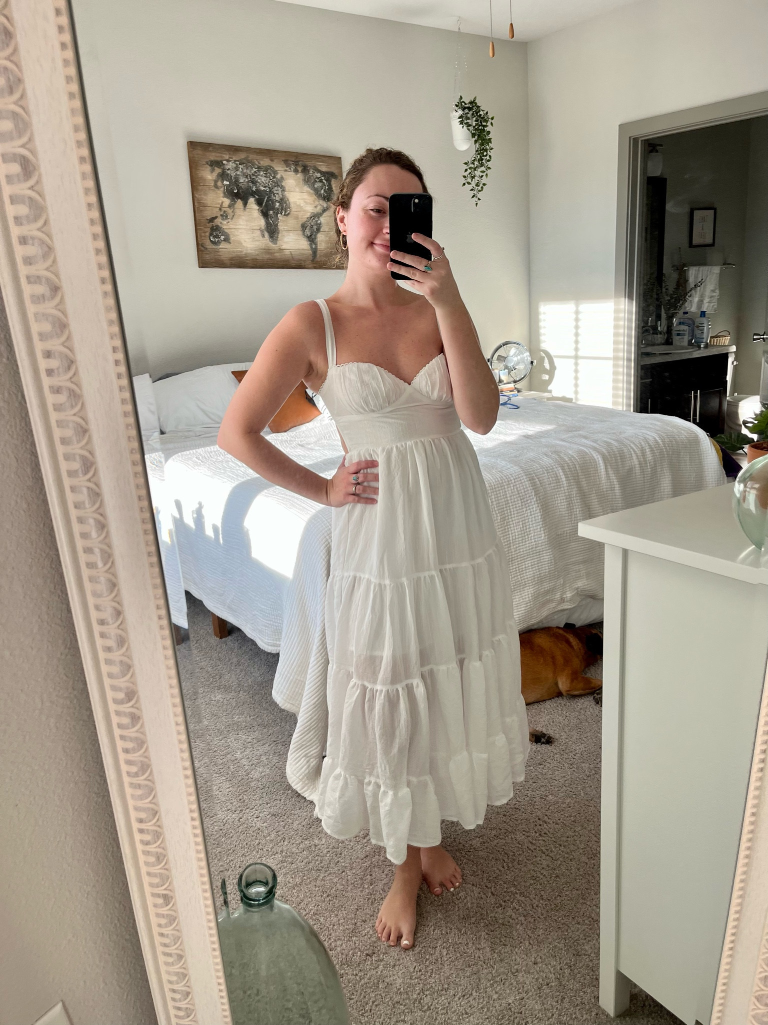 I feel like I belong in Mama Mia 💃🏻


#dress #outfit #summer #summerinspo #summeroutfit #whitedress #midi #short #shortgirldress #love #bride #ncbride

#LTKFind #LTKeurope #LTKunder100