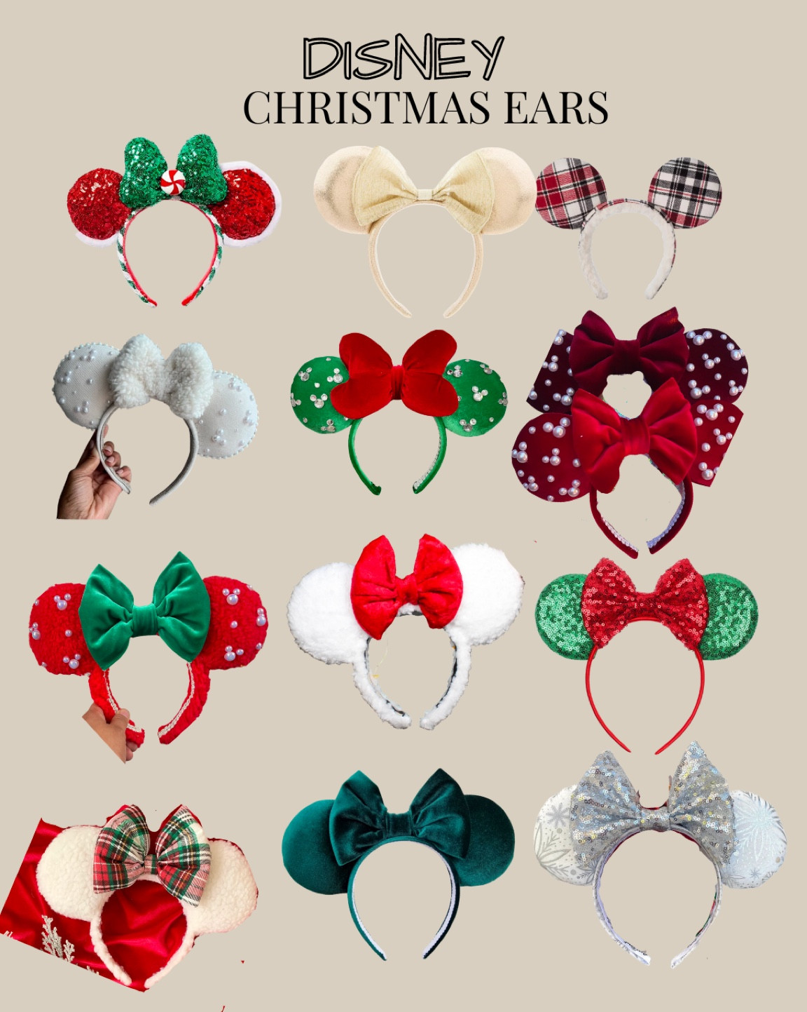 Disney world, Disney land, Minnie ears, holiday Minnie ears, Christmas Minnie ears, magic kingdom, Epcot, Hollywood studios, animal kingdom 

#LTKfamily #LTKHoliday