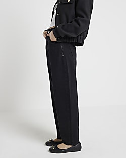 Black bow ballet pumps | River Island (UK & IE)