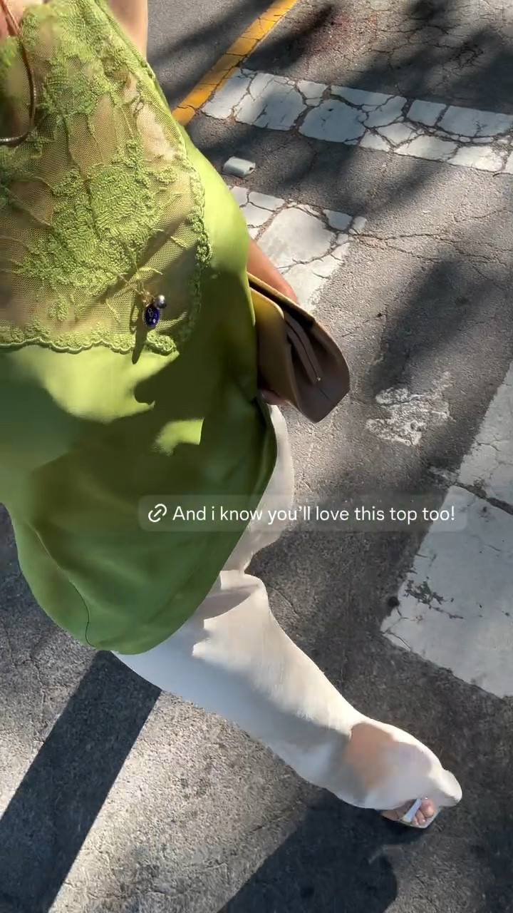 And I know everyone will love this top! This green is too good.

#LTKSeasonal #LTKStyleTip #LTKParties