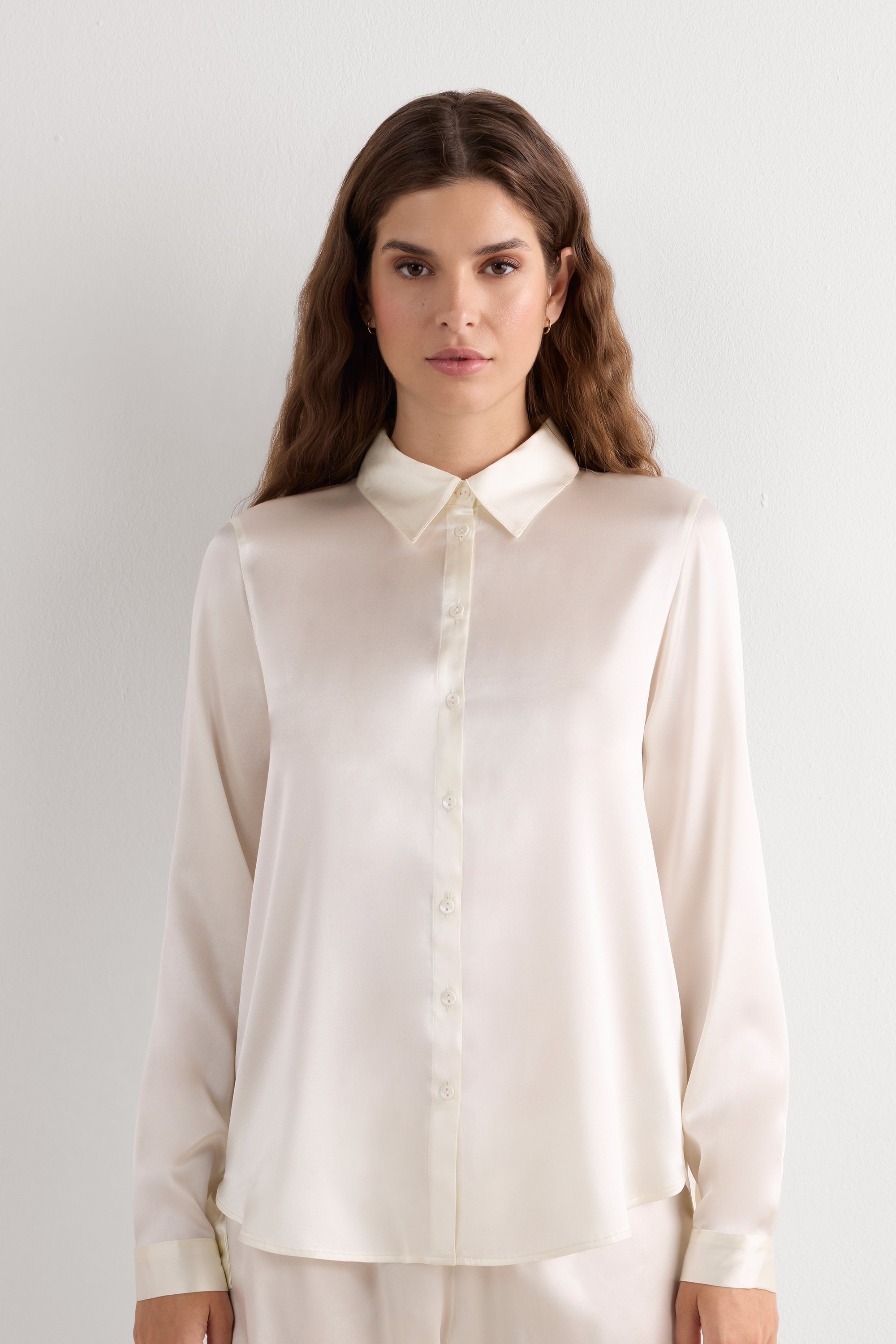 Silk Button Down Shirt | Intimissimi | Intimissimi (US)