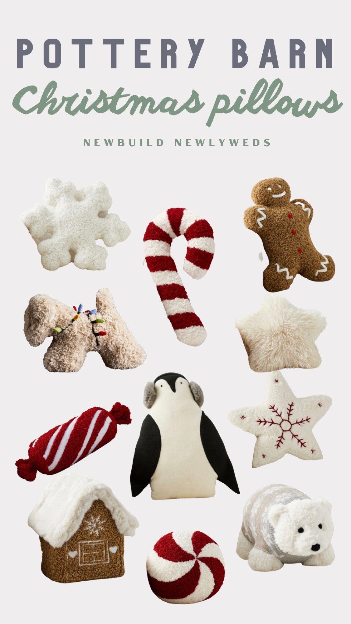 Ok why are these the cutest Christmas pillows ever?! Ok, Pottery Barn- I see you! Perfect for the holidays and they look so cozy! #christmas #christmasdecor #potterybarn 

#LTKSeasonal #LTKunder50 #LTKhome