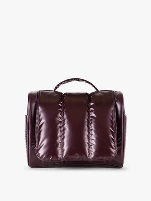 Luka Hanging Toiletry Bag- GLAZED DARK CHERRY | CALPAK