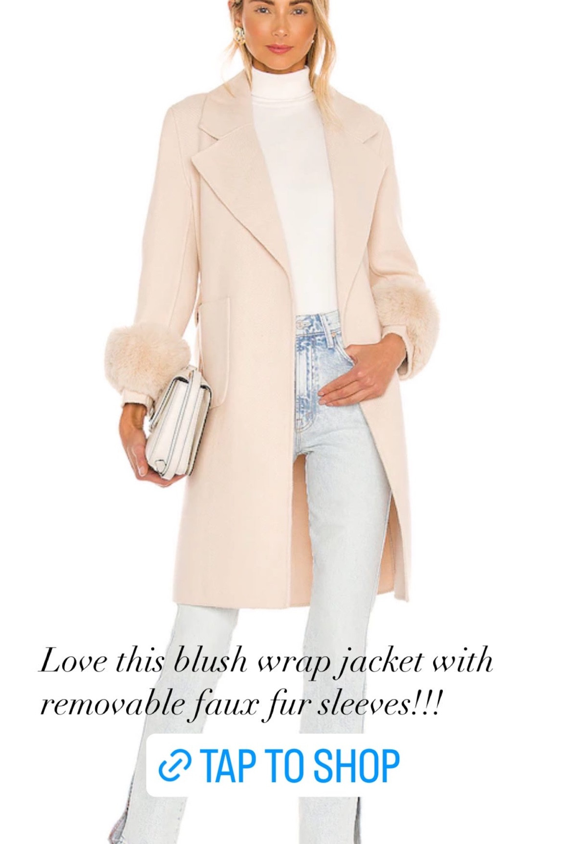 Faux fur wrap jacket with removable fur sleeves in blush/ light pink!! 😍😍😍

#LTKcurves #LTKtravel #LTKSeasonal