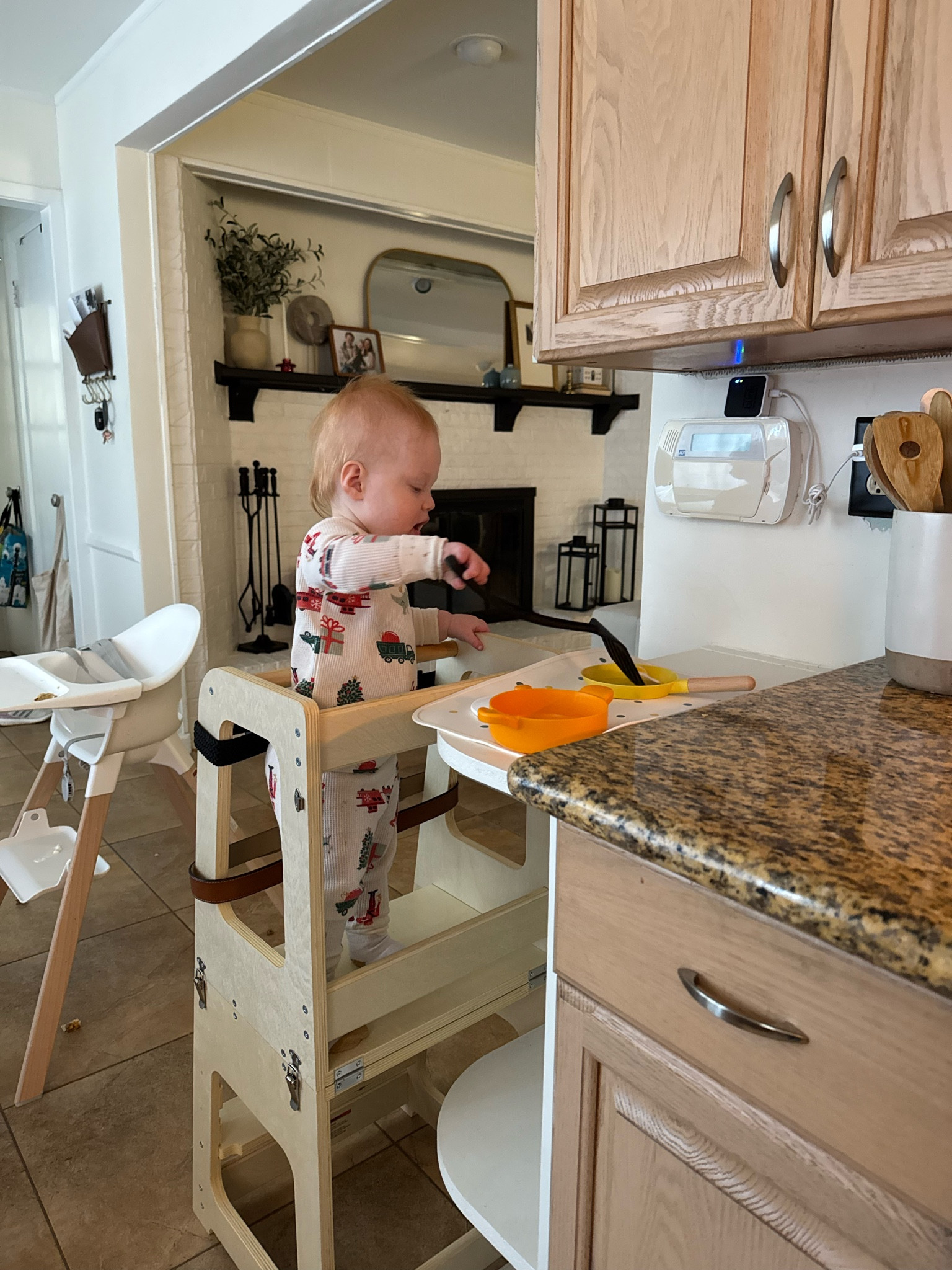 Toddler tower 🧑🏼‍🍳 perfect for helping cook in the kitchen and doubles as a table with seat 

#LTKFamily #LTKKids #LTKHome