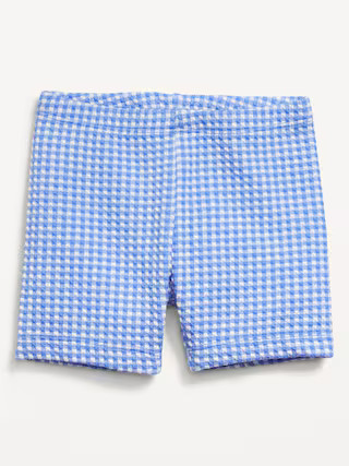 Printed Jacquard-Knit Biker Shorts for Toddler Girls | Old Navy (US)