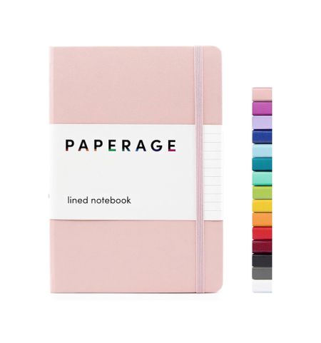 Best seller of the week? This hardcover PAPERAGE Lined Journal Notebook in Blush! 📘📝💞


