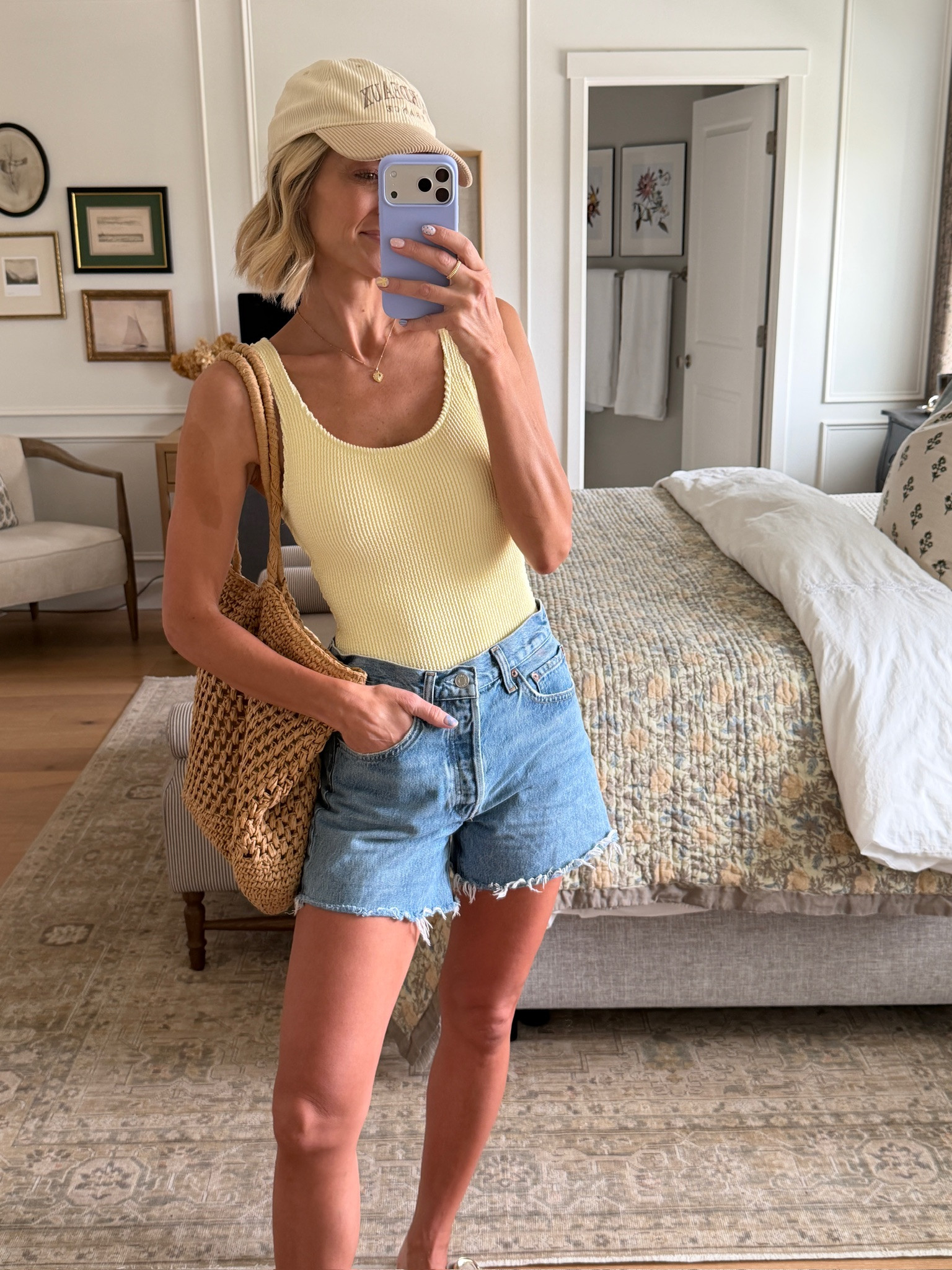 This looks designer but it’s a fraction of the price! Under $50 vs over $200!

Target swim, mom swimsuits, target fashion, summer outfits, summer shorts, denim shorts

#LTKmomlife #LTKootd #LTKSwim