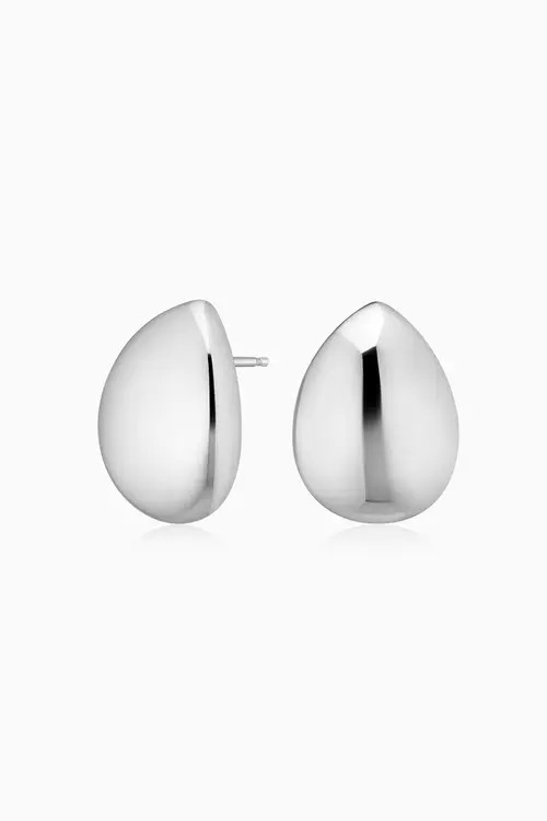 Oradina Sterling Silver Reflection Studs at Nordstrom, Size Large | Nordstrom
