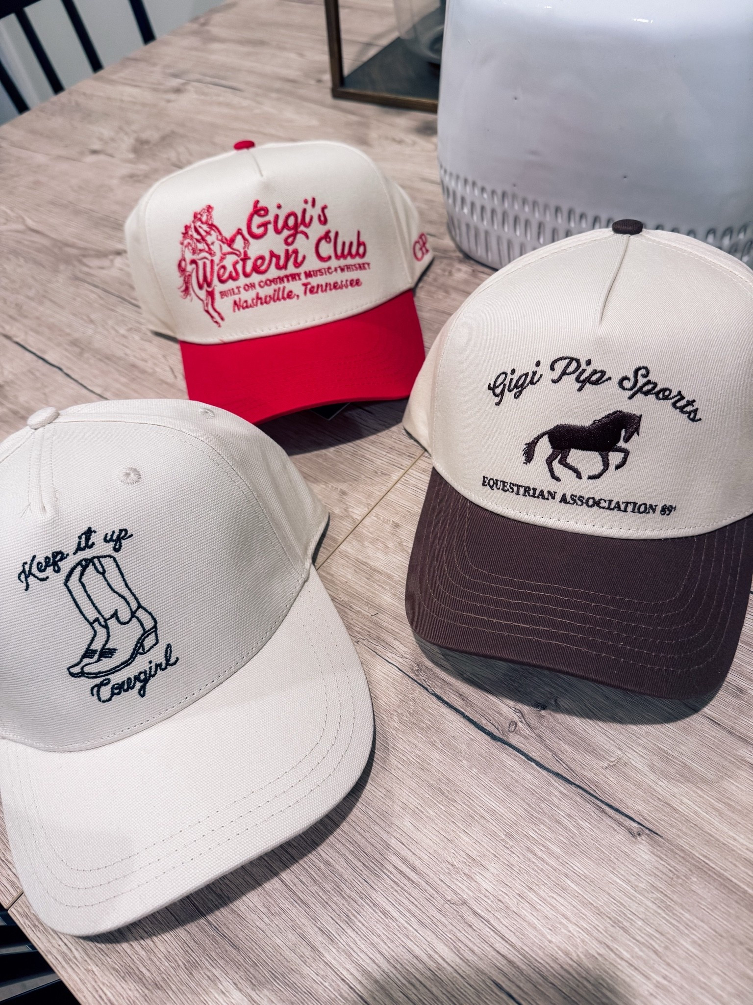 Gigi pip new trucker hats - ball cap western hats

#LTKgrwm #LTKootd