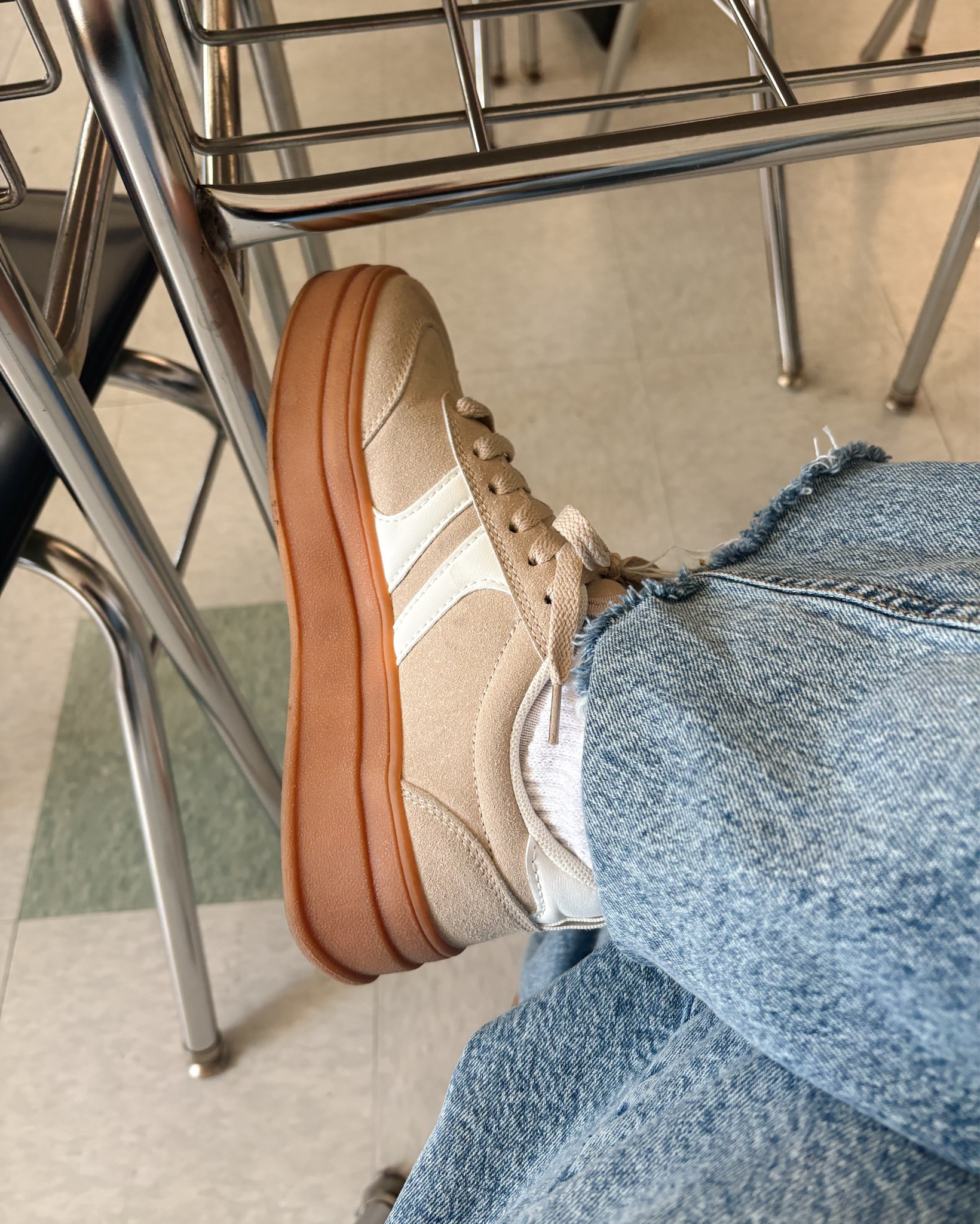 Sambas lookalikes! Sambas dupes. 
And JUST as comfortable! Trust me. TTS 
Platform suede sneakers
Spring footwear 

#LTKSaleAlert #LTKActive #LTKootd