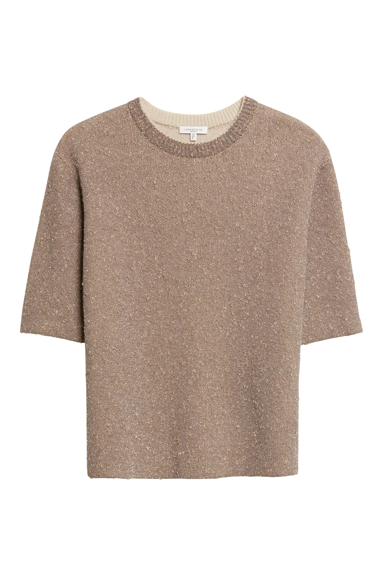Metallic Textured Double Knit Sweater (Women) | Nordstrom | Nordstrom