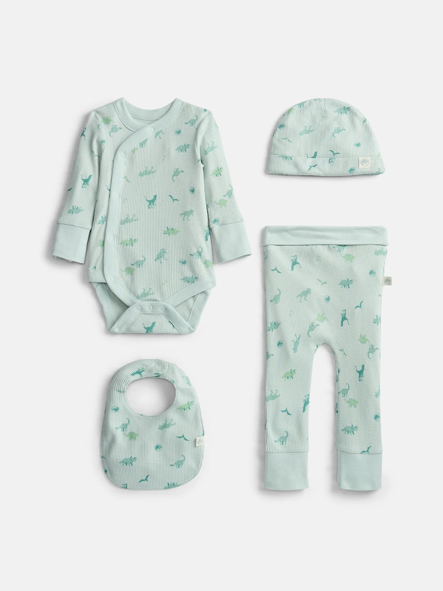 Jurassic World Unisex Baby Allover Print Take Me Home Layette Outfit Set, 4-Piece, Sizes Preemie-... | Walmart (US)