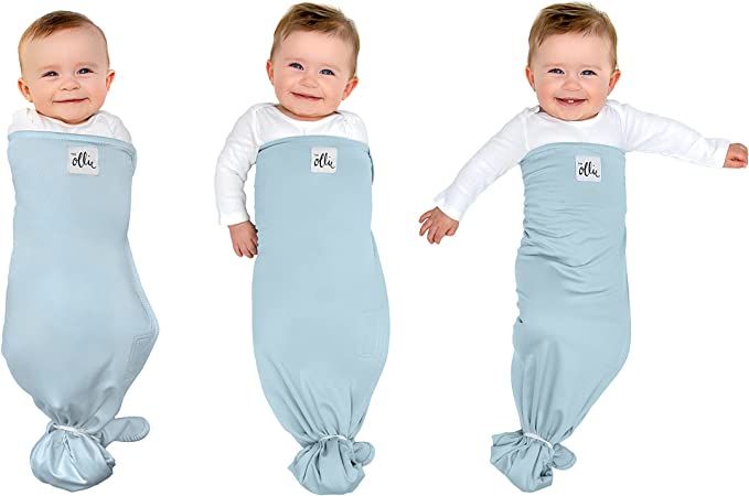 The Ollie Swaddle - Helps to Reduce The Moro (Startle) Reflex - Made from a Custom Designed Moist... | Amazon (US)