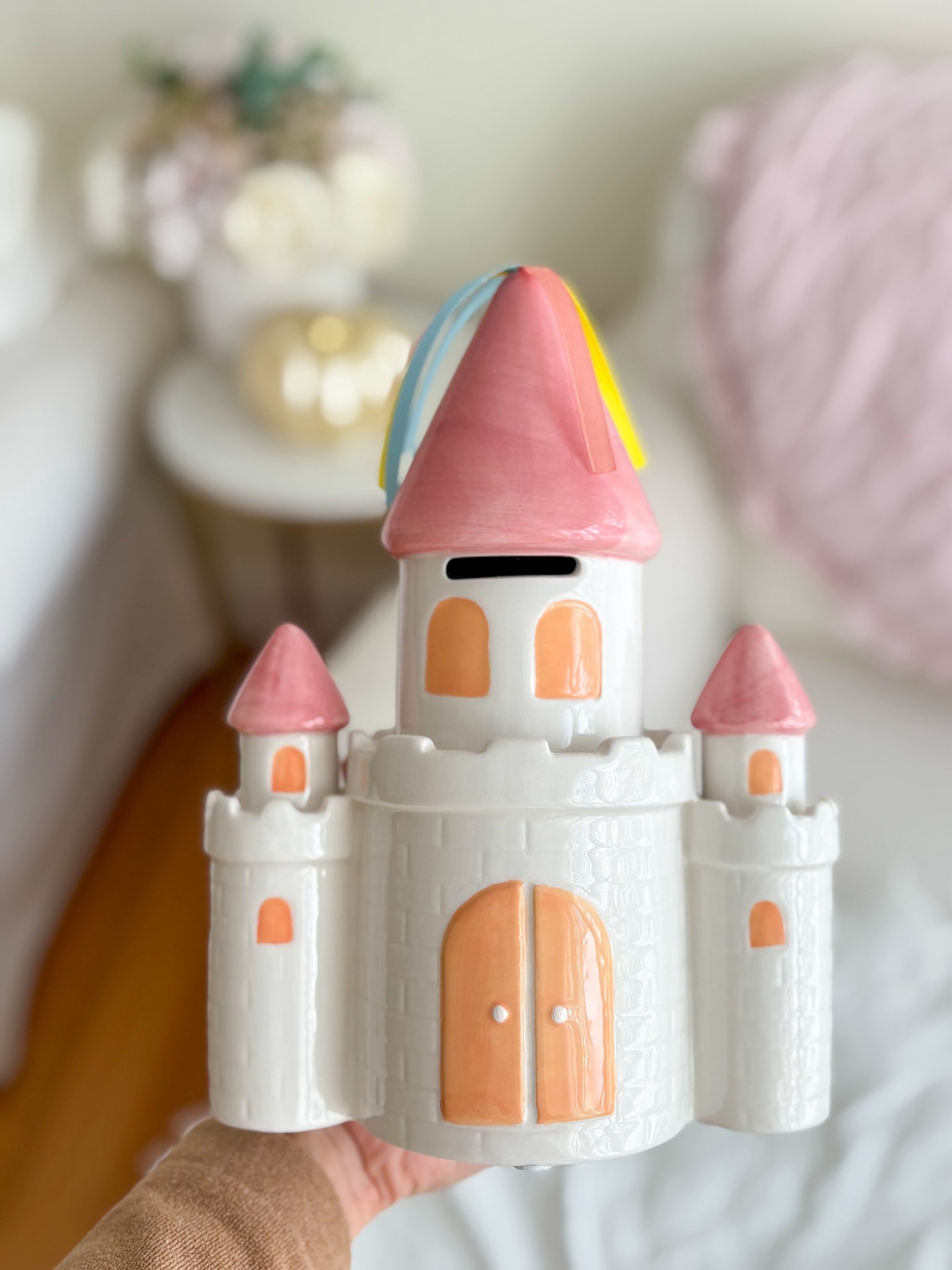 Princess piggy bank for little girl room! 

#LTKHome #LTKKids #LTKHoliday
