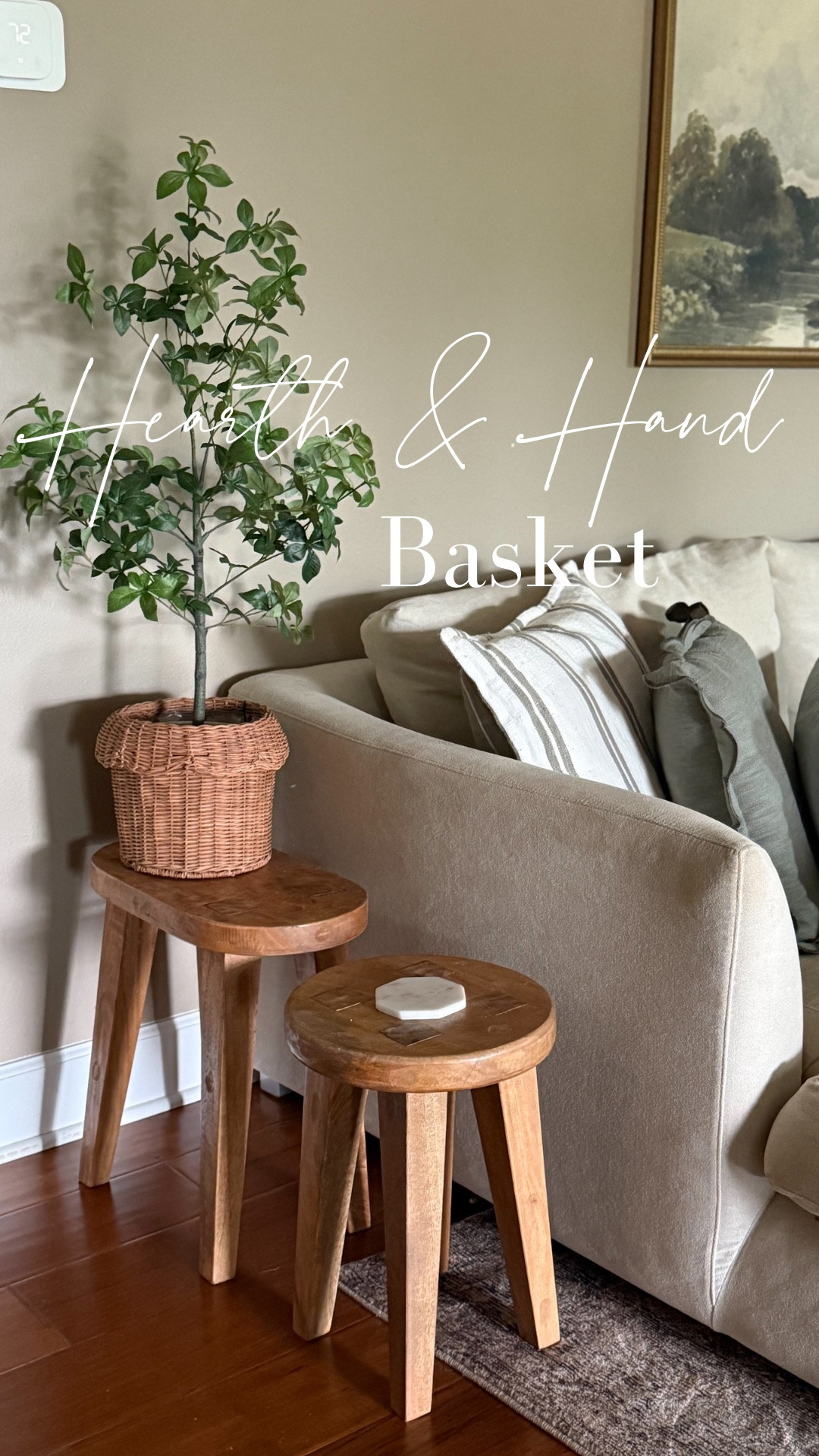 I think I found the perfect use for the smaller Hearth & Hand scalloped basket! This little 33” tree is also from Hearth & Hand and I love it styled on the Threshold woodland table! 

What do you think? Did you get the baskets? I’d love to hear how everyone is using them! 

#LTKFindsUnder50 #LTKSeasonal #LTKHome