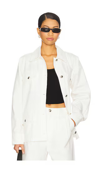 ANINE BING Corey Jacket in White. - size S | Revolve Clothing (Global)