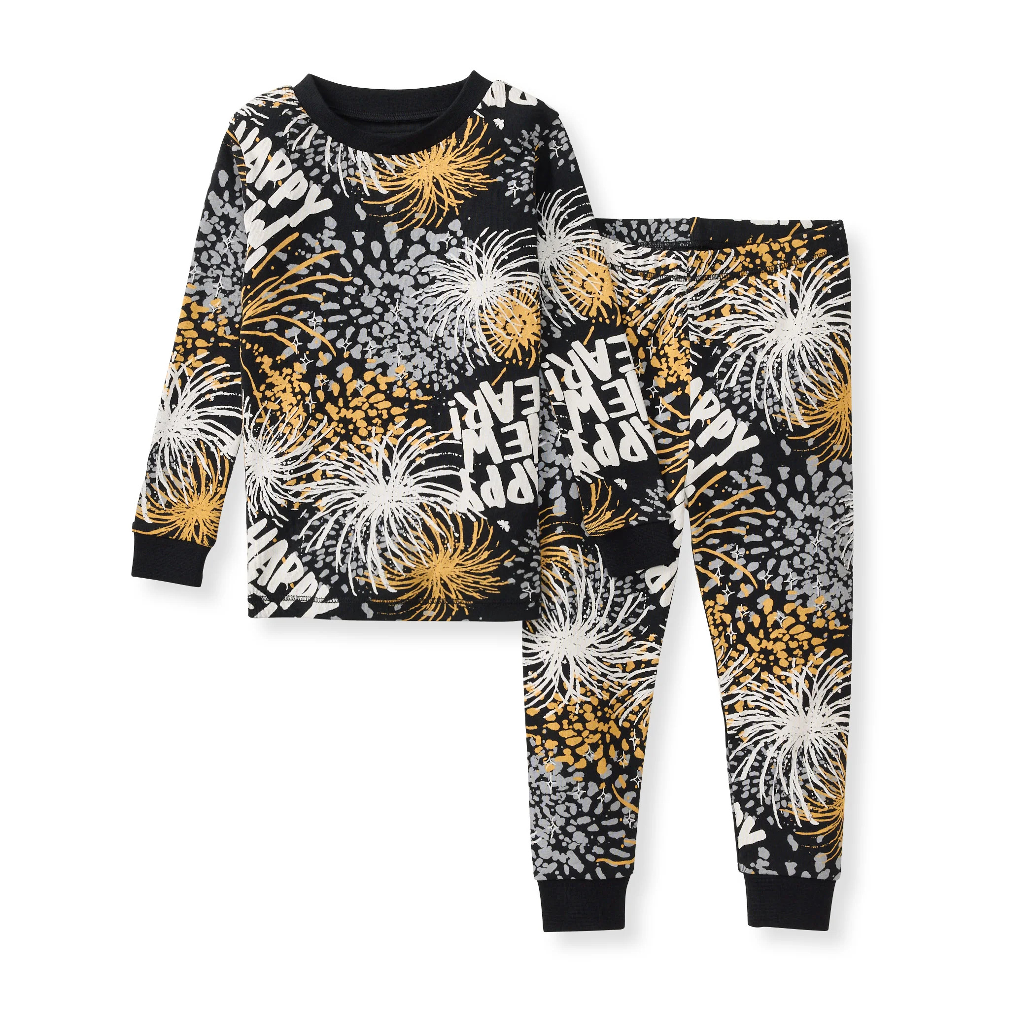 Happy New Year Two-Piece Pajamas | Burts Bees Baby