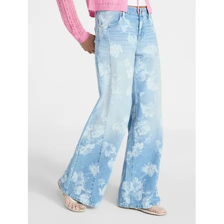 No Boundaries Extra Baggy Jeans, 32" Inseam, Women's 00-18 | Walmart (US)