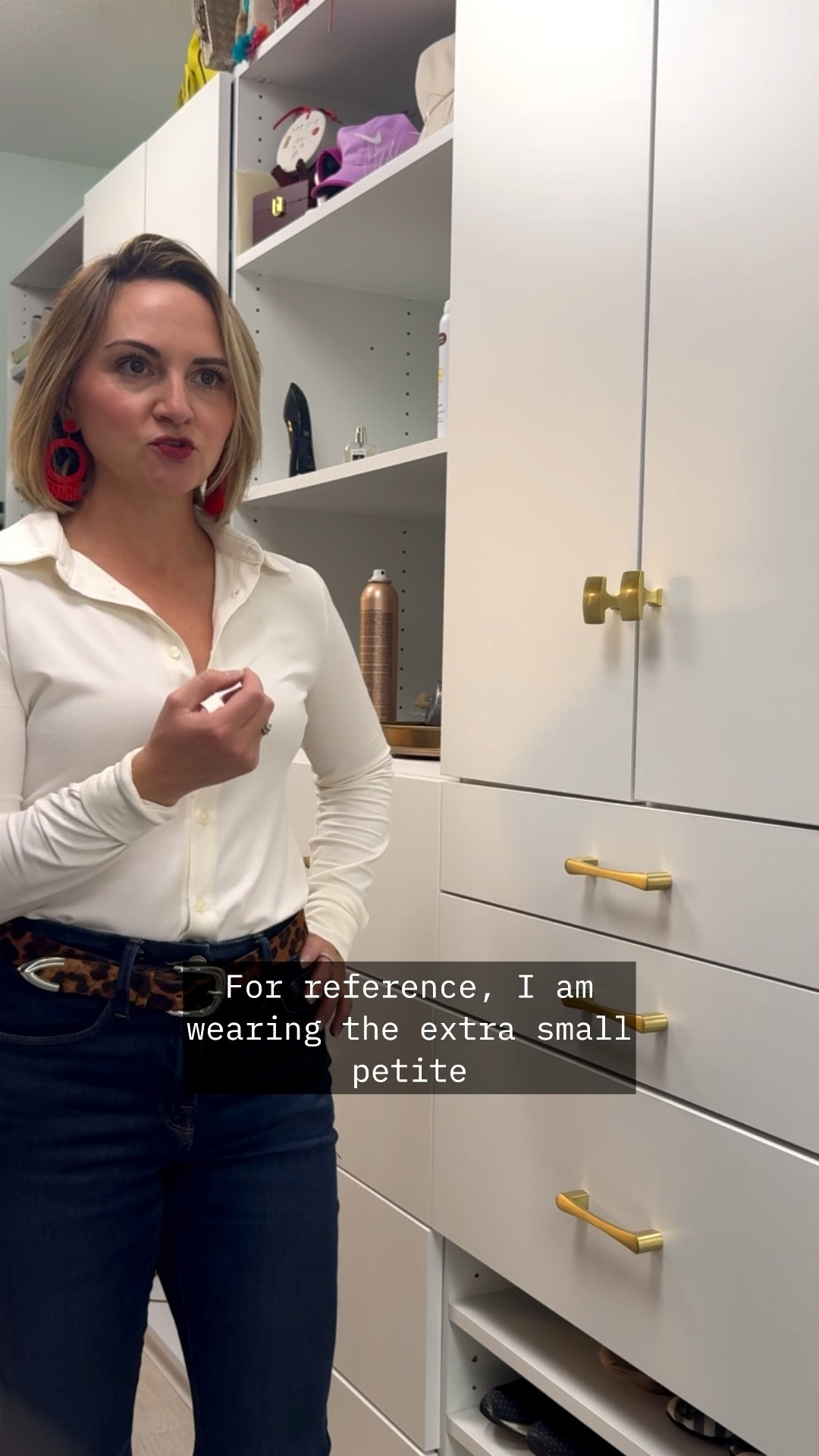 This off-white, T-shirt material button down shirt is quite literally the favorite thing in my closet right now. It can be dressed up for a formal event, or worn under a crewneck sweatshirt for a warm and cozy vibe. I am all for it. 

#LTKPetite