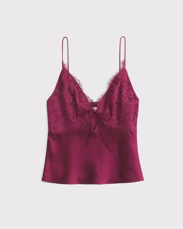 Women's The A&F Bella Tie-Front Cami | Women's Tops | Abercrombie.com | Abercrombie & Fitch (US)