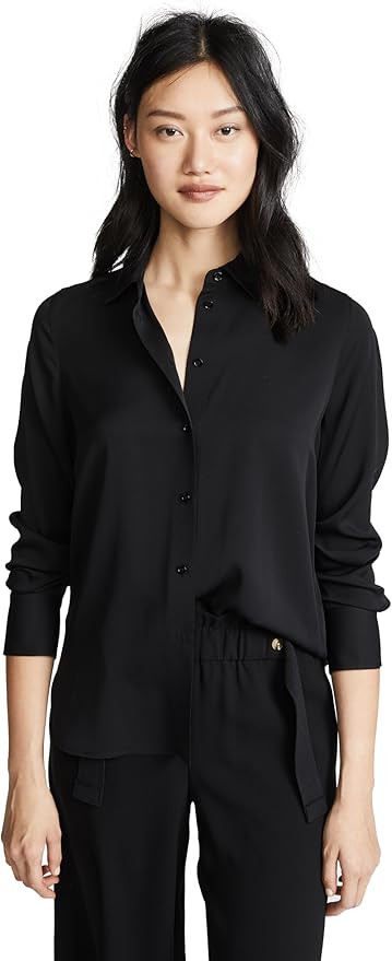 Vince Women's Slim Fitted Blouse | Amazon (US)