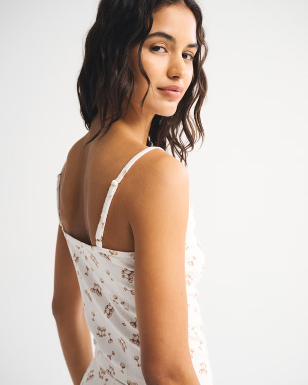 Pointelle Sleep Cami | Abercrombie & Fitch (US)